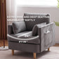 Modern Fabric Decorative Chair Armchair Upholstered Reading Chair Single Sofa Casual Club Chair