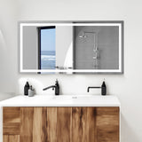 LED Bathroom Mirror 72x36 Inch with lights, anti-Fog & Dimming Led Bathroom Vanity Mirror