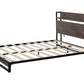 Platform Queen Bed with Socket Fast Assemble Design