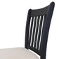 Upholstered Black Dining Chairs, Set of 2, Comfortable and Stylish for Farmhouse Kitchens