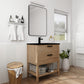 30 Inch Bathroom Vanity Plywood With 2 Drawers(BVB01030IMO-BL9075BK)