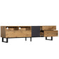 Modern TV Stand for 80-Inch TVs, Double Storage Space Media Console, Sleek Design for Living Rooms