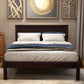 Platform Bed Frame with Headboard, Wood Slat Support, No Box Spring Needed Twin  Espresso