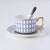 Nordic minimalist ceramic coffee cups and plates, English black tea cups, water utensils, tea cups, household offices