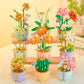 Succulent Blocks Assembled Plants Simulation Bouquet Potted Children's Toys Creative Ornaments Model