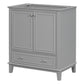 Grey Bathroom Vanity, Modern and Functional Design for Bathrooms with Ample Storage Space