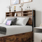 Queen Bed Frame with Storage Headboard and 4 Drawers, Modern Design for Bedrooms