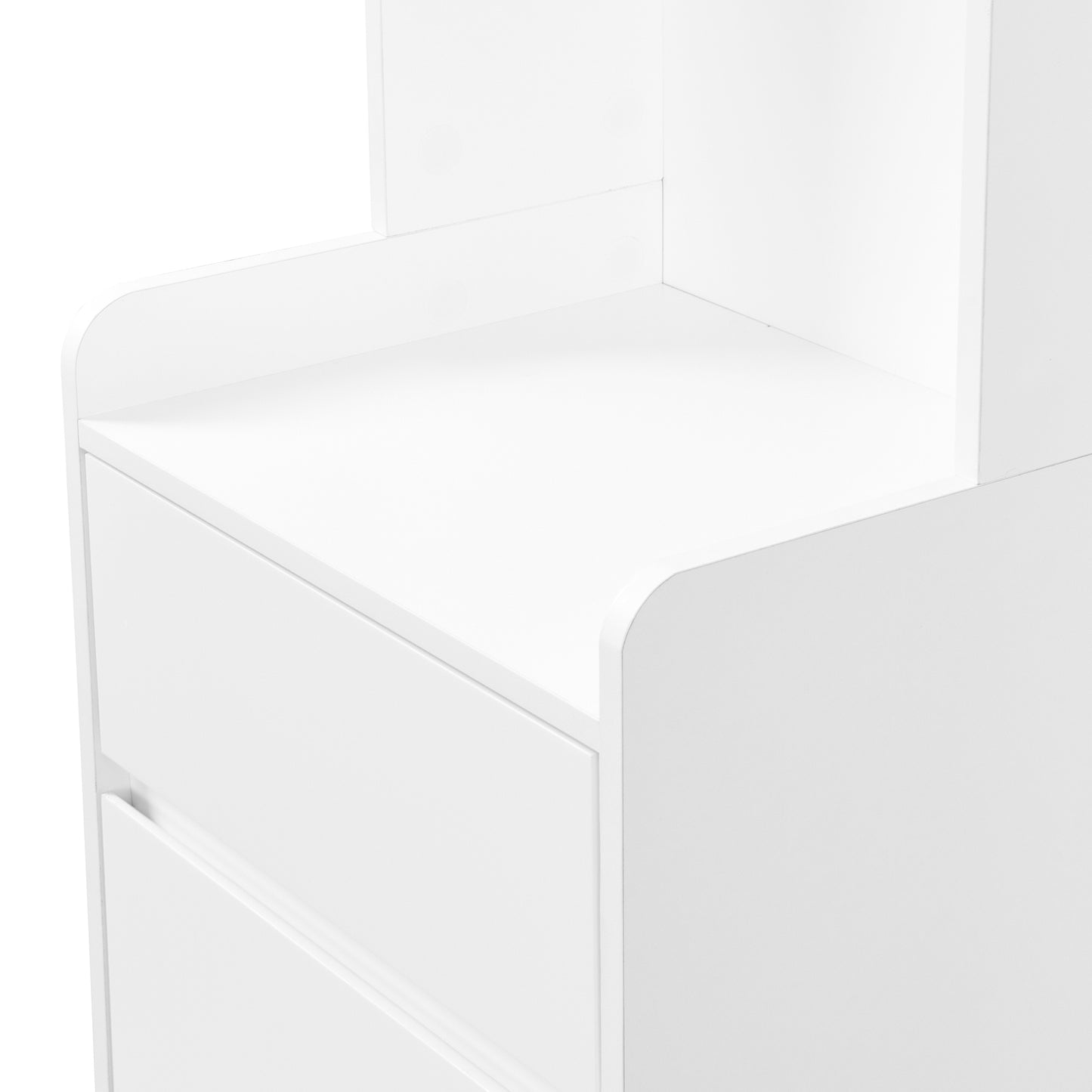 39.3"W x 70.8"H Multifunctional Corridor Shoe Cabinet with Soft Padded Nail Board and White Hanger