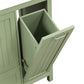 36" Bathroom Vanity with Sink, Double Door Cabinet, Large Drawer, and Flip Drawer, Green Finish