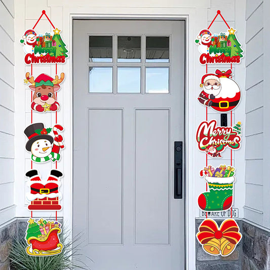 Holiday Door Hanging Décor – Seasonal Party Display