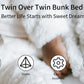 Heavy-duty Sturdy Meta Twin over Twin with Trundle Bunk Bed/l/ Noise Reduced/ Safety Guardrail/No Box Spring Needed,White