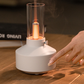 Humidificador de aromaterapia con luz de velas con USB para escritorio 