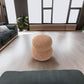 WKJ1Y Light camel snowman stool with plush Grig cushions, playful and cute, suitable for any space