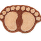 Foot Print Bath Mats Non-slip Bathroom Carpet Mat Toilet Bathroom Rug Bath Pad