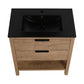 30 Inch Bathroom Vanity Plywood With 2 Drawers(BVB01030IMO-BL9075BK)