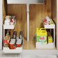 Kitchen L-Shaped Sink Storage Rack, Cabinet Storage Rack, Pull-Out Drawer Basket, Detachable Organizing Rack