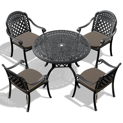 5-Piece Aluminum Patio Furniture Set