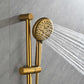 Shower System with Shower Head, Hand Shower, Slide Bar, Bodysprays, and Lever Handles