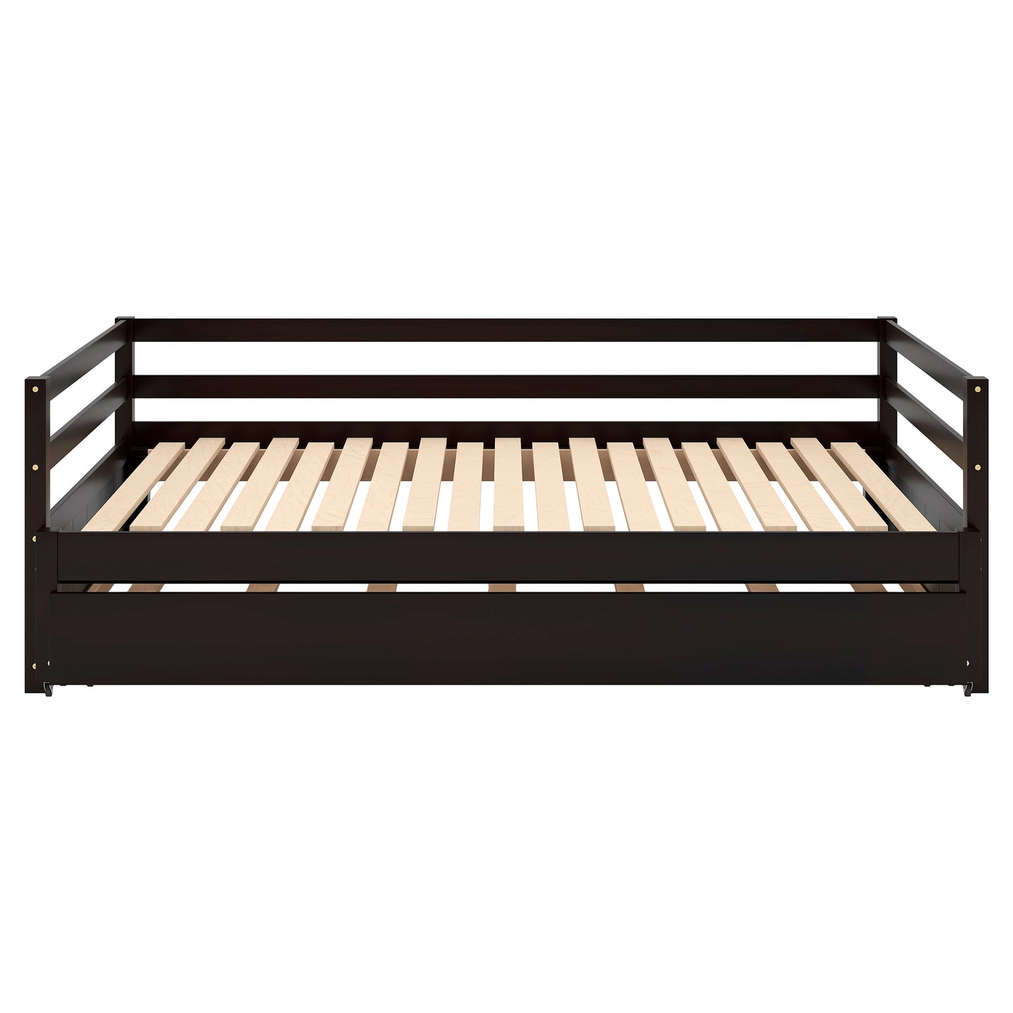 Twin or Double Twin Daybed with Trundle Espresso