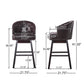 OGDEN KD SWIVEL BARSTOOL( SET OF 2 )