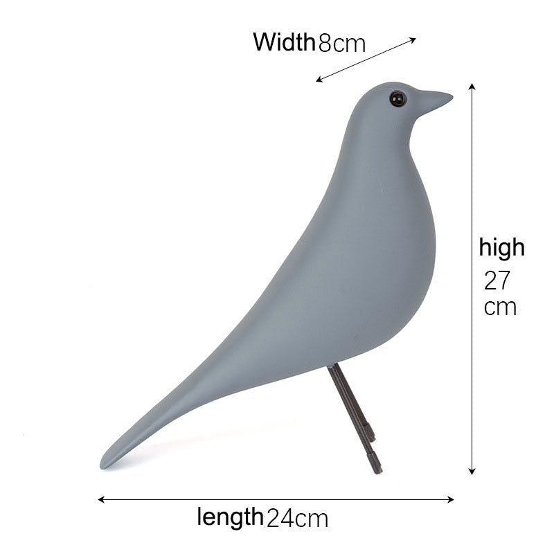 Nordic Pigeon Ems Bird Simple Creative Decoration Festival Gift and Peace Bird Resin Crafts Ornament