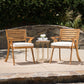 Hermosa KD Wood Dining Chair, Set of 2 for Modern Dining Rooms