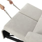 U-STYLE Convertible Soft Cushion Sofa Bed, Comfortable Seating and Sleeping Solution for Two People