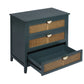 3 Drawer Cabinet Natural rattan American Furniture Suitable for bedroom living room study