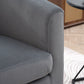 Wide Swivel Chair Gray