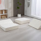 Folding Sofa Bed Couch Unfold for comfortable nap Modular Play Couch for Living Room The office Room Playroom White color