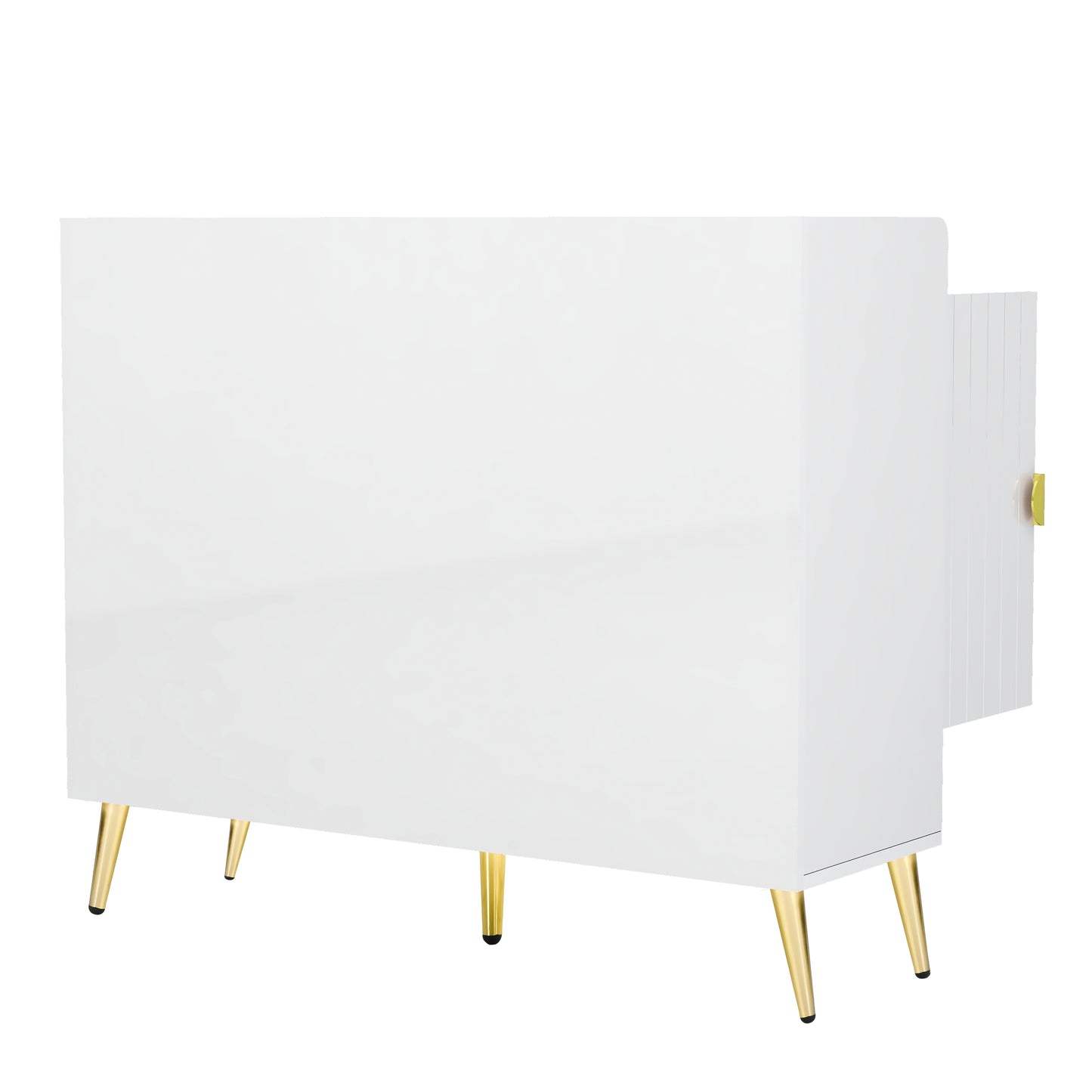 U-Can shoe cabinet with door, 11 layers with adjustable shelves, modern wooden shoe cabinet (PVC surface)