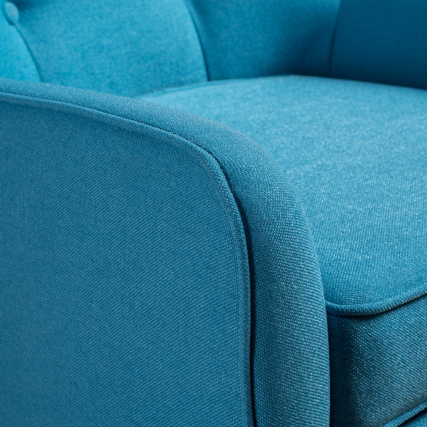 Teal Arm Chair, Modern Upholstered Design for Living Rooms, Bedrooms, or Offices