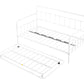 Metal Frame Daybed with trundle（white）