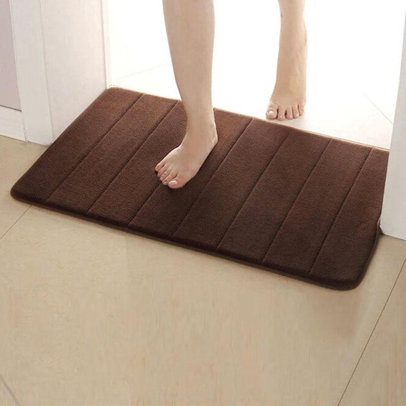 Memory Foam Bath Mats Bathroom   Rug Bathroom Rug Toilet Mat Doormat