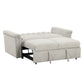 U-STYLE Convertible Soft Cushion Sofa Bed, Comfortable Seating and Sleeping Solution for Two People