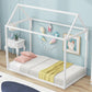 Metal House Shape Platform Bed   twin