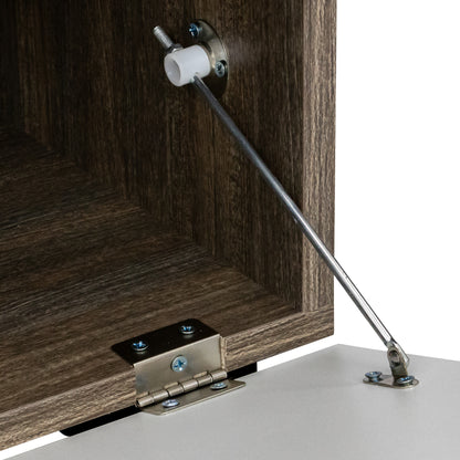 Modern Brown TV Stand with Bracket