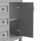 36" Bathroom Vanity with Top Sink, Modern Storage Cabinet with 2 Soft-Closing Doors and 2 Drawers