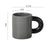 Thick Handle Ceramic Cup High-Value Mug Creative Ins Nordic Coffee Cup Breakfast Cup Couple Water Cup