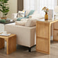 Pine Dining Bench and Table Set, Indoor Wood Design for Entryways, Living Rooms, and Kitchens