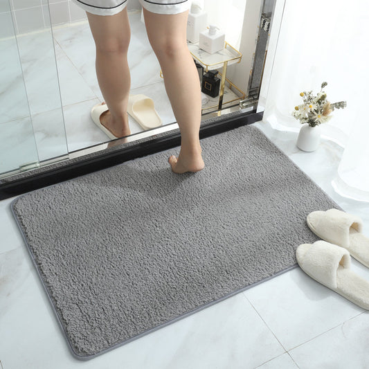 Bathroom Floor Mat Absorbent Door Mat Bathroom Non-Slip Mat Into The Home Bathroom Thickened Washable Mat