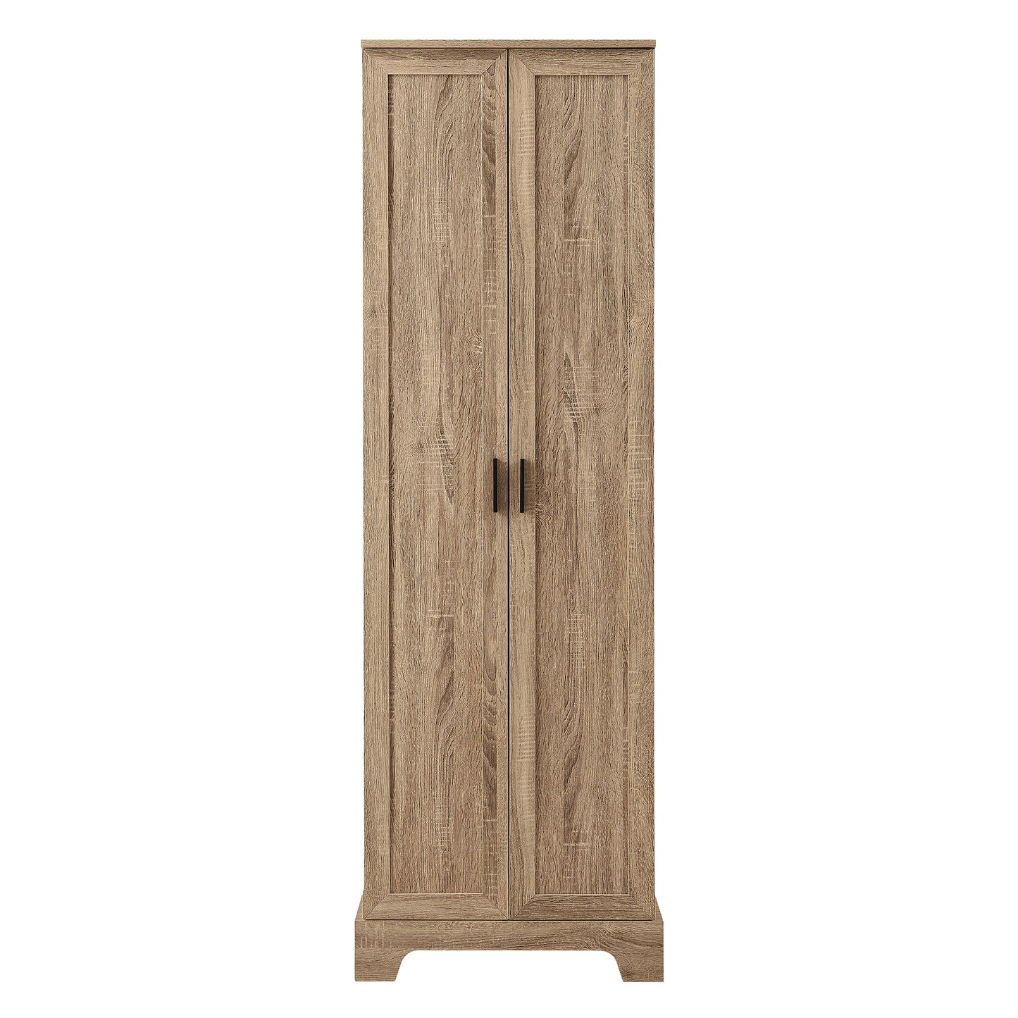 Storage Cabinet with Two Doors for Bathroom, Office, Adjustable Shelf, MDF Board, Brown