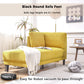 Mid-Century Modern Fabric Corner Lounge Chair Upholstered Indoor Chaise Lounge for Bedroom Change title: