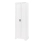 Storage Cabinet with Two Doors for Bathroom, Office, Adjustable Shelf, MDF Board, White