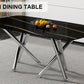 Large modern minimalist rectangular dining table