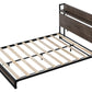 Platform Queen Bed with Socket Fast Assemble Design