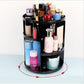 360-degree Rotating Makeup Organizer Box Brush Holder Jewelry Organizer Case Jewelry Makeup Cosmetic Storage Box