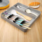 Cutlery Organizer Kitchen Drawer Organizer Tray Spoon Cutlery Separation Finishing Storage Box Tableware Kitchen Tool Dropship