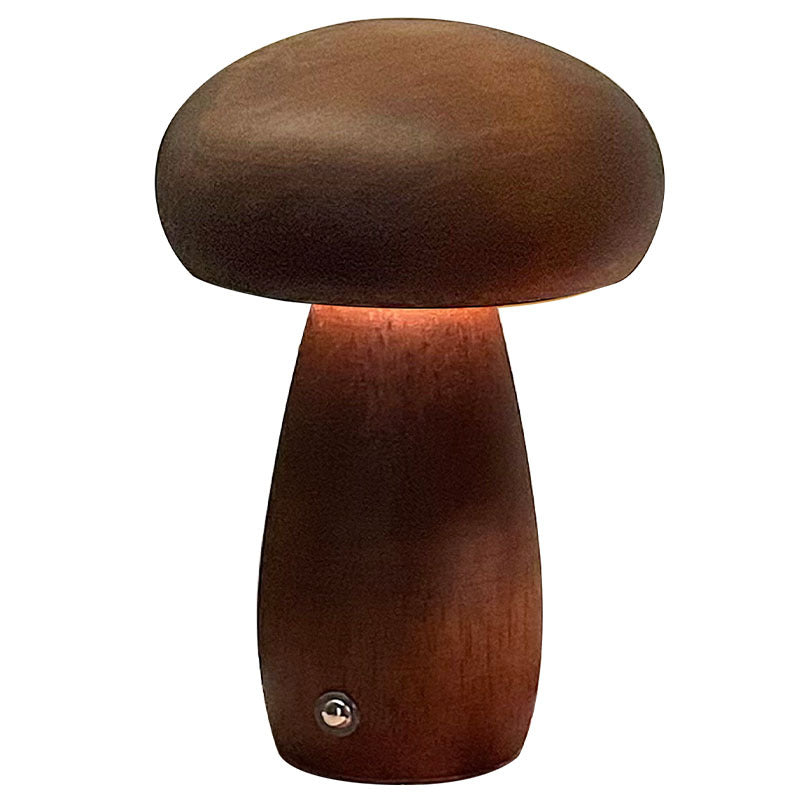 Mushroom lamp, LED charging night light, creative desk lamp, bedroom minimalist touch switch, ambient light, gift