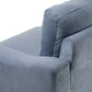 Gray Couch Comfortable Sectional Sofa, Chenille Fabric for Living Rooms, Offices, and Small Spaces